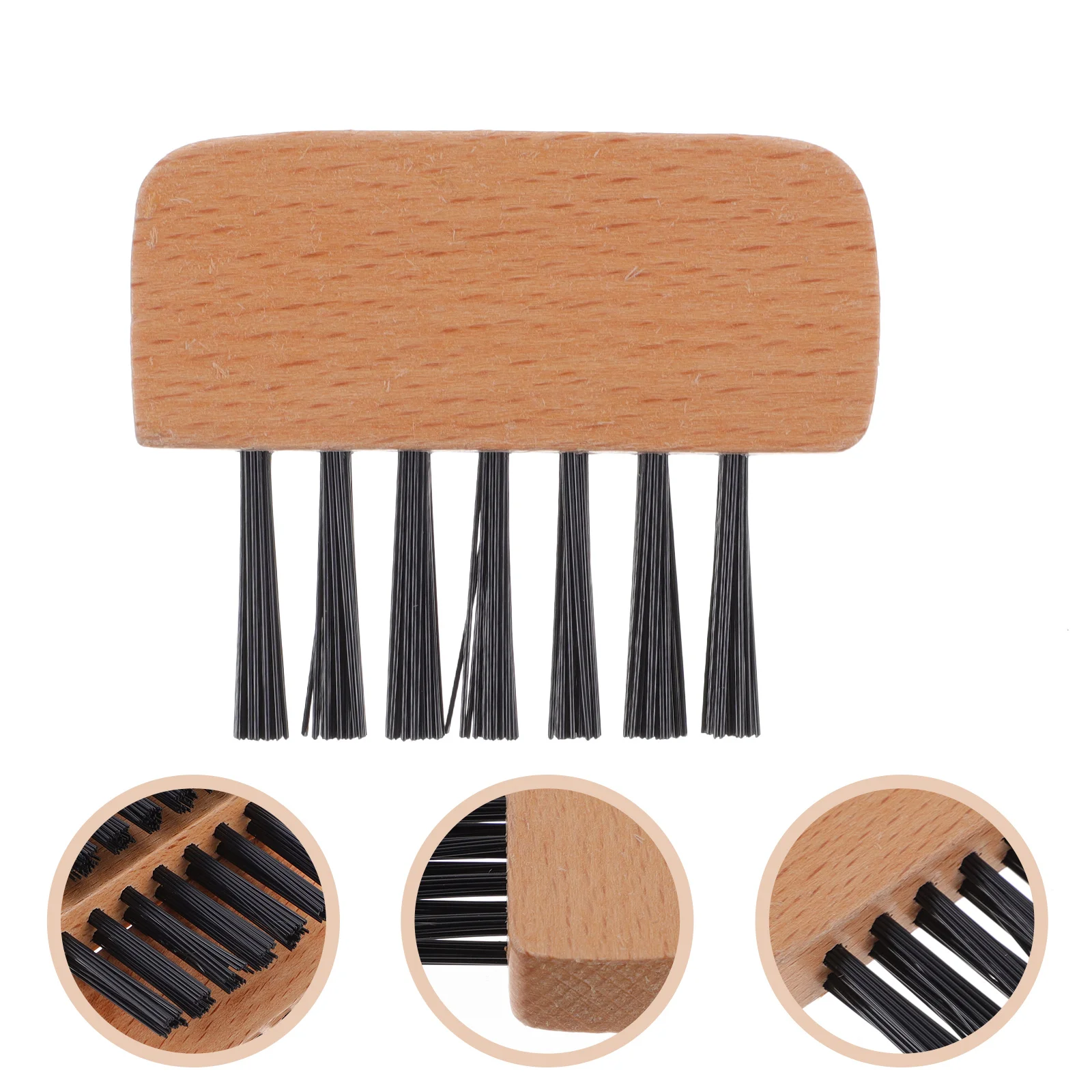

3Pcs Small Brush for Home Plate Wood Handle Umpire Gear Baseball Softball Cleaning Tool Reliable Sports Maintenance Kit