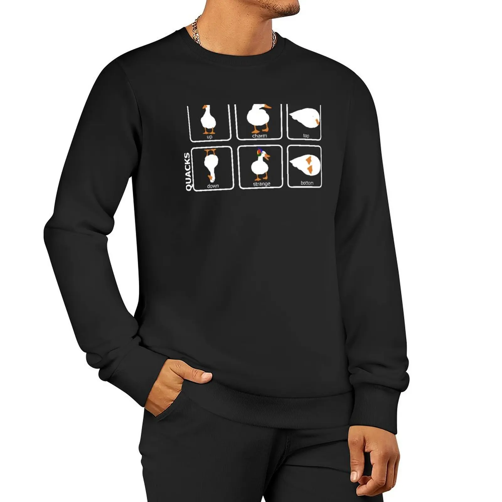 

Quacks Sweatshirt men's sweat-shirt korean style clothes aesthetic sweatshirts