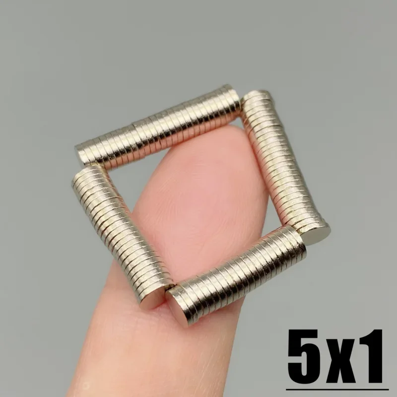 50~2000pcs N35 Grade Magnets Fridge Tool 5x1mm For Whiteboard Craft Diy Office Refrigerator Home Decoration Accessory
