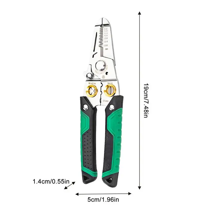 Wire Stripper Tools Multitool Plier Crimper Cable Cutter Multifunctional Stripping Tool Crimping Pliers Terminal