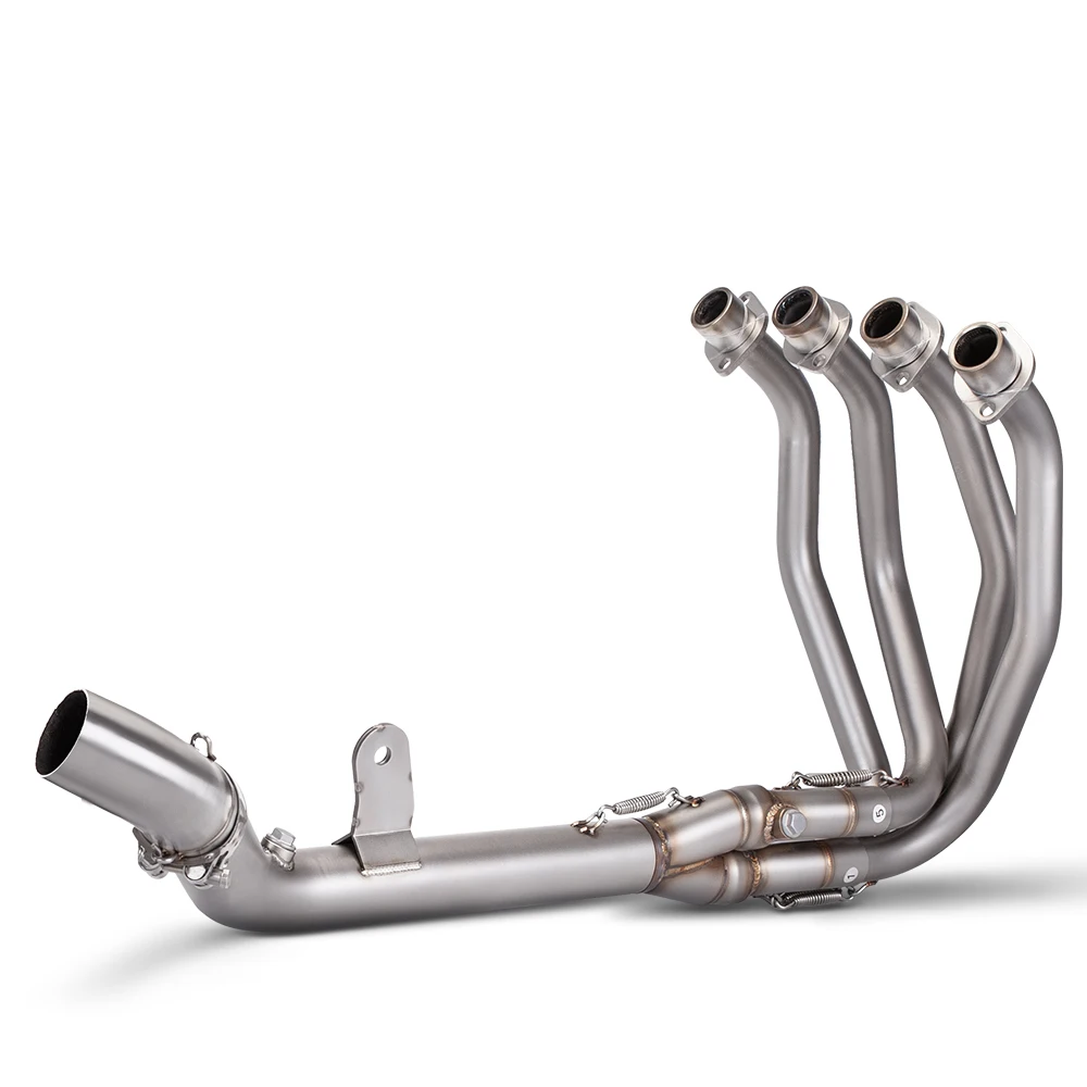 For Kawasaki ZX4RR ZX4R ZX 4R 4RR Motorcycle Exhaust System Modify Escape Slip on Tube Stainless Front Link Pipe 51mm Interface