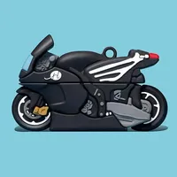 Fashion Motorcycle Silicone Soft Race Motor Earphone Case For Xiaomi Buds3 Pro Buds4 Pro Buds5 Cases Wireless Bluetooth Headset