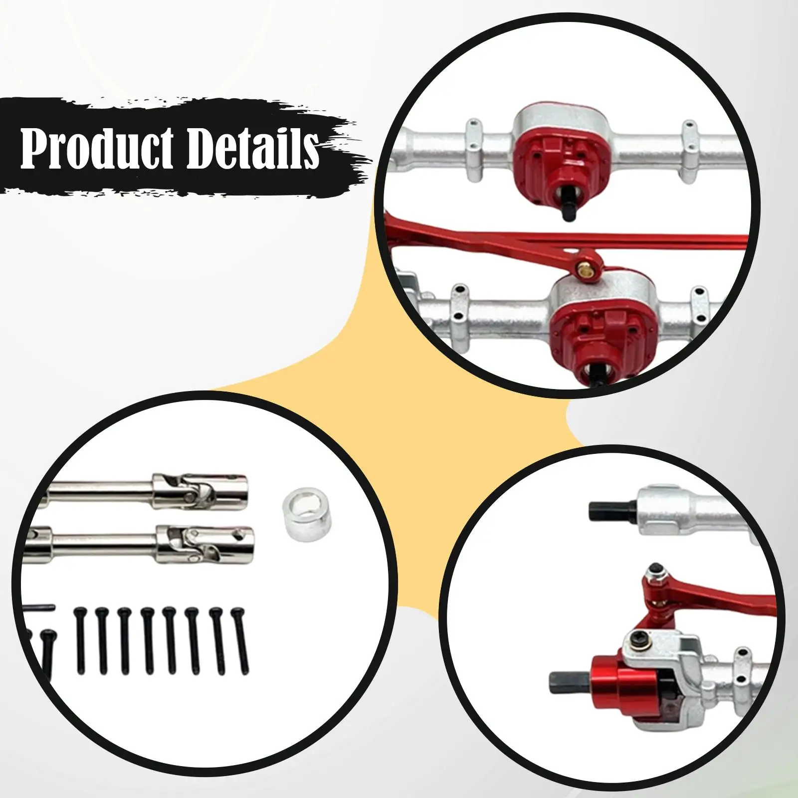 

Алюминиевые передние и задние мосты для радиоуправляемых моделей 1:12, запчасти для тюнинга внедорожников MN82 MN781