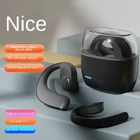 Bluetooth-Compatible Open Ear Air Conduction TWS Earphone Wireless Headphone Ear Clip Earbuds Panoramic Sound Sports Headset