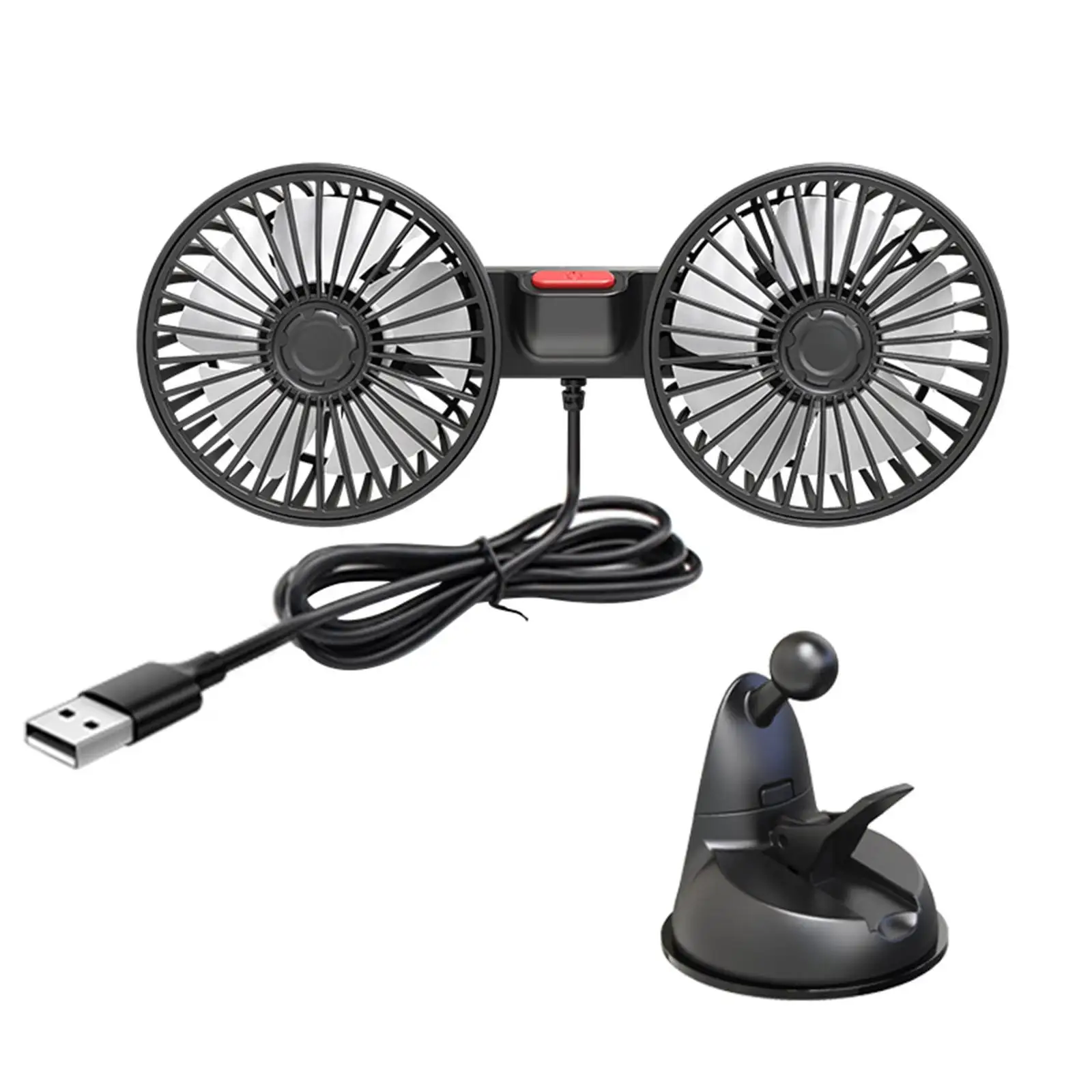 Auto Cooling Fan, Car Accessories ,Air Cooler ,Portable Vehicle Fan for Office