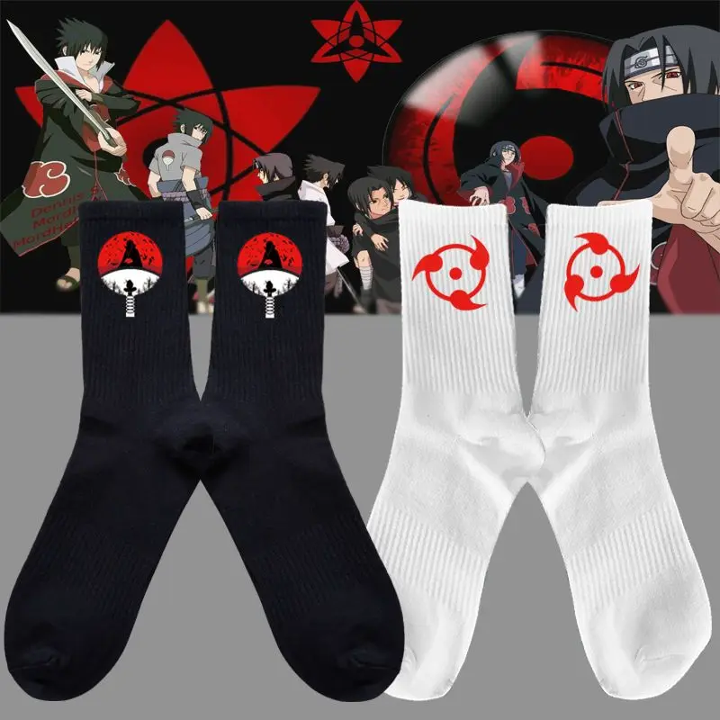 NEW Naruto Autumn Winter Warm Stockings Kawaii Boys and Girls Socks Anime Harajuku Gothic Fashion Stockings Cartoon Socks Gifts