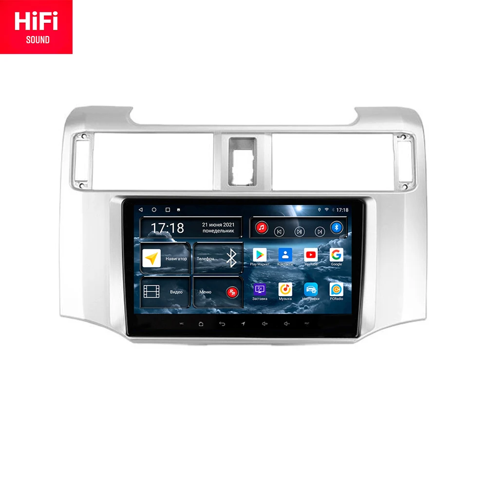 Car Radio redpower 75245 hi-fi for Toyota 4Runner 5 generation N280 (08.2009-n.) Android 10.0 screen player Audio Video