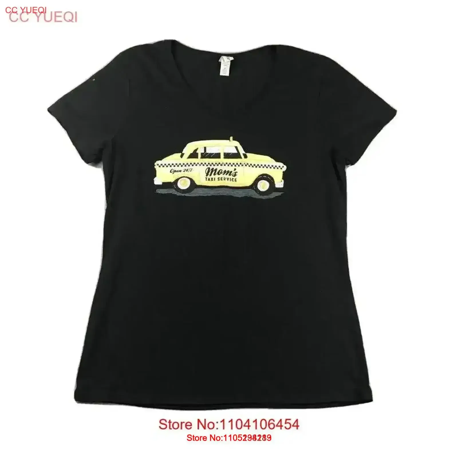 Moms Taxi Service T Shirt Womens Medium Black s vintage Washed homme Soft Stretched Comfortable Casual fashion vintage Washed