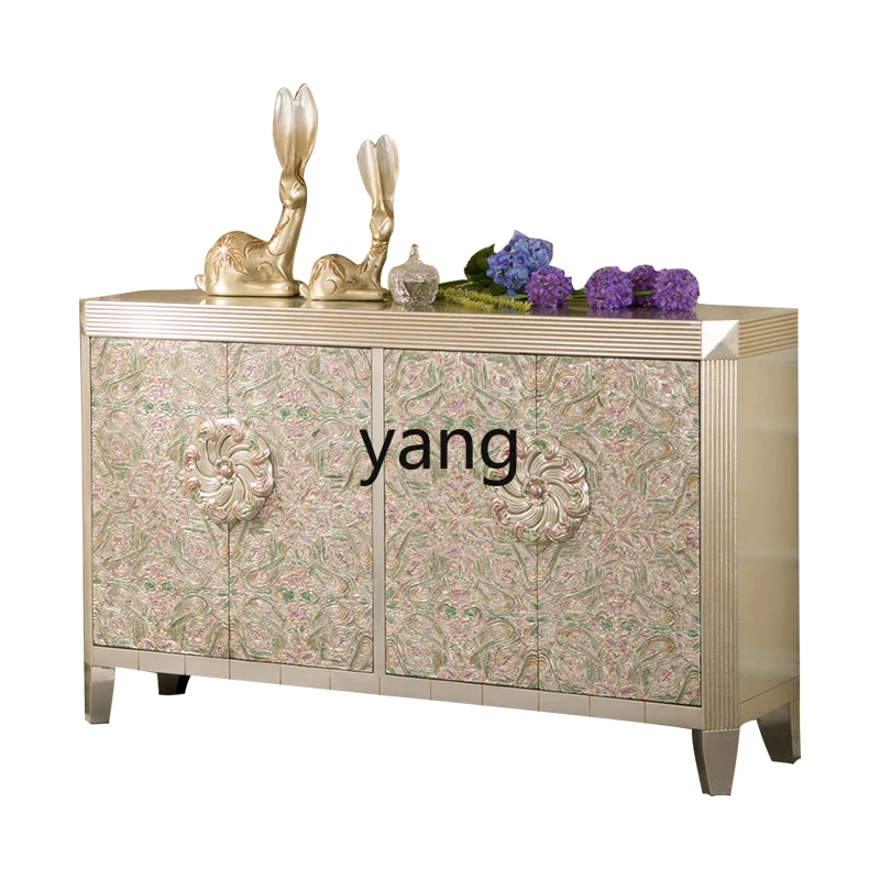 

Yjq High-Grade Shoe Cabinet New Classical Large Capacity Foyer Doorway Shoe Cabinet Integrated Home Home Partition