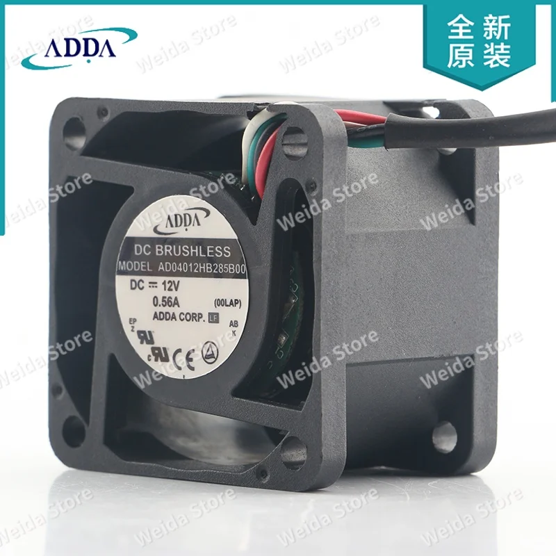 New ADDA AD04012HB285B00 4028 12V 0.56A 4 cm Server Variable Frequency Fan