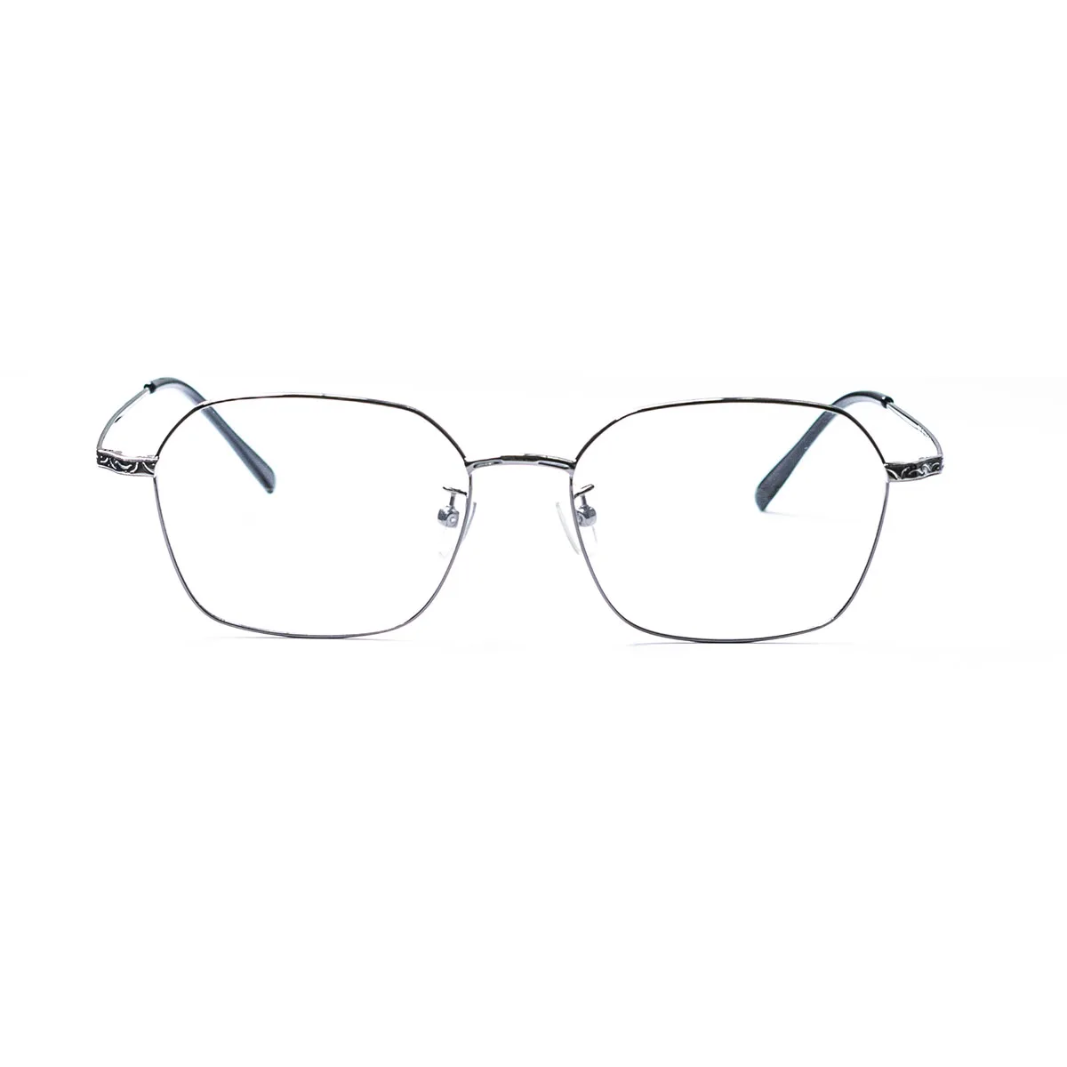 

Unisex Black Eyeglasses Metal Alloy Frame Light Men's Eyeglass Frame Optical Prescription Myopia Glasses Frames