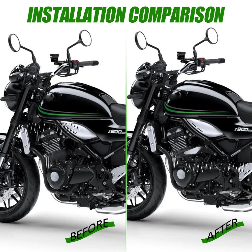 2019 baru 2020 2021 2022 2023 pelindung rangka sepeda motor pelindung mesin benturan jatuh untuk KAWASAKI Z900RS z900rs Z 900RS