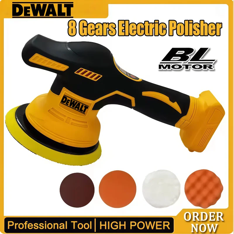 

Беспроводная полировальная машина Dewalt с 8 скоростями и цифровым дисплеем для авто, электрическая полировальная машина для воскования и полировки автомобилей