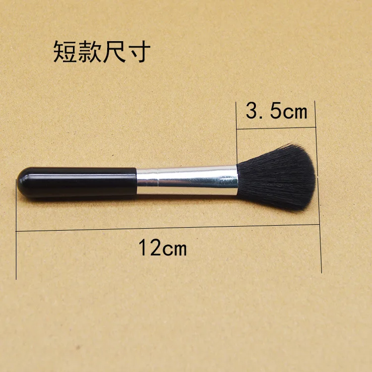 1pcs black blusher powder brush Short computer brush High gloss makeup brush Beauty tool foundation cosmetics beauty