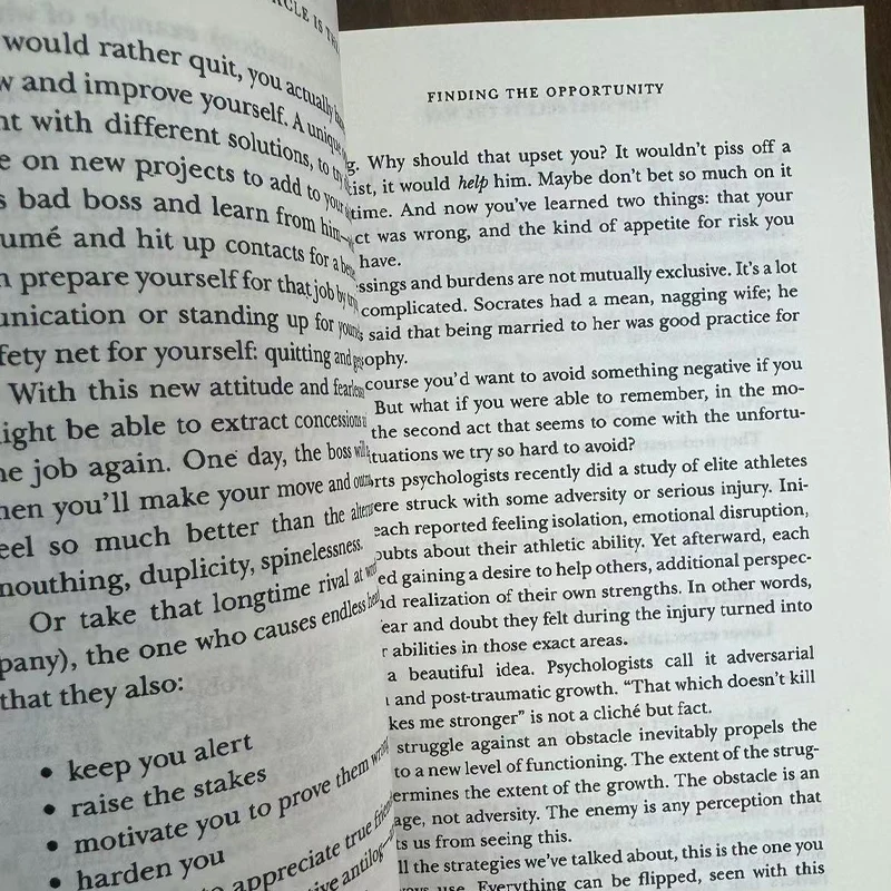 The Obstacle Is The Way The Ancient Art of Turning Adversity To Advantage By Ryan Holiday in English Paper Book