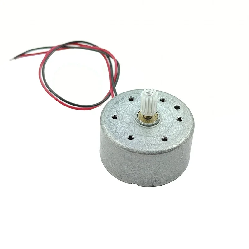 RF-300 DC 3V 6V 9V 12V 6300RPM 미니 무소음 24mm 원형 스핀들 모터 귀금속 브러시 엔진 DIY 태양광 장난감 모델