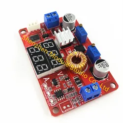 DC-DC 5A 75W Constant Current and Constant Voltage Step-down Power Supply Module Board DC 5V-35V Non-isolated CC CV Buck Module