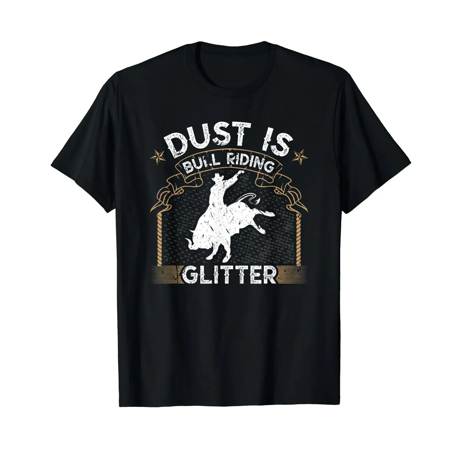 Dust is Bull Riding Rodeo Cowboy Jaripeo Rider T Shirt vintage Washed Soft homme Stretched Casual Stylish Top For Everyday Wear