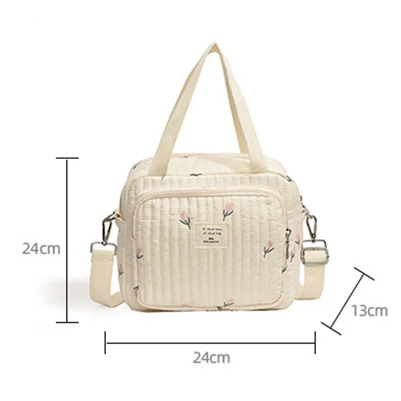 Korea Mommy Bag Baby Stroller Nappy Bag Baby Diaper Organizer Portable Tote Bags Maternity Multi-function Travel Messenger Bags