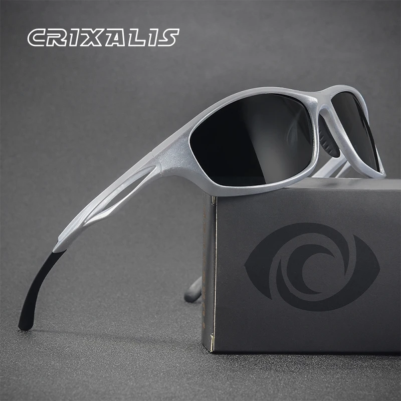 CRIXALIS Sport-Y2K-Sonnenbrille für Männer und Frauen, Fahren, Baseball, Radfahren, Golf, Angeln, Spiegel, Sonnenbrille, UV-blockierend