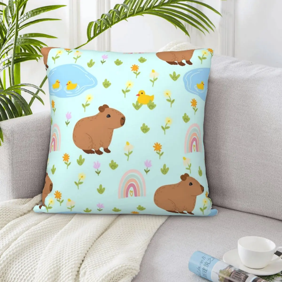 

Capybara Animal 000417 Pillow Case Pillows Cover Pillows For Sofa Dakimakura Pillow Case Pillow Cover
