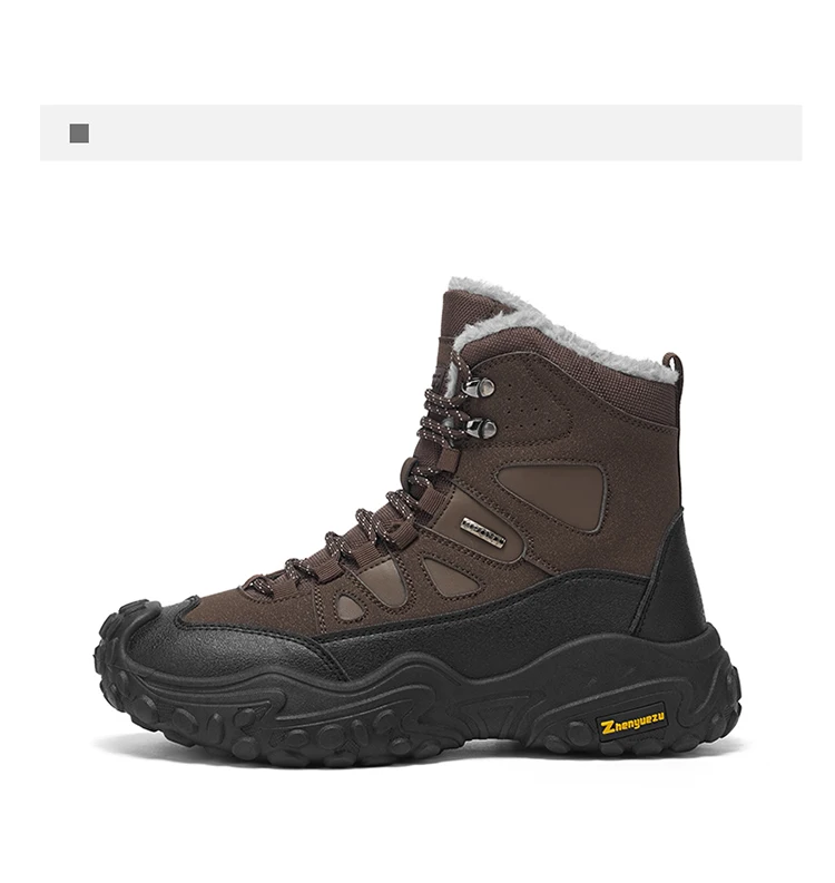 Herren-Winterstiefel, warm, kältebeständig, mit weichem Innenfutter, strapazierfähig, ideal für den Einsatz im Freien, für den täglichen Gebrauch, als Weihnachtsgeschenk. – Detail 24
