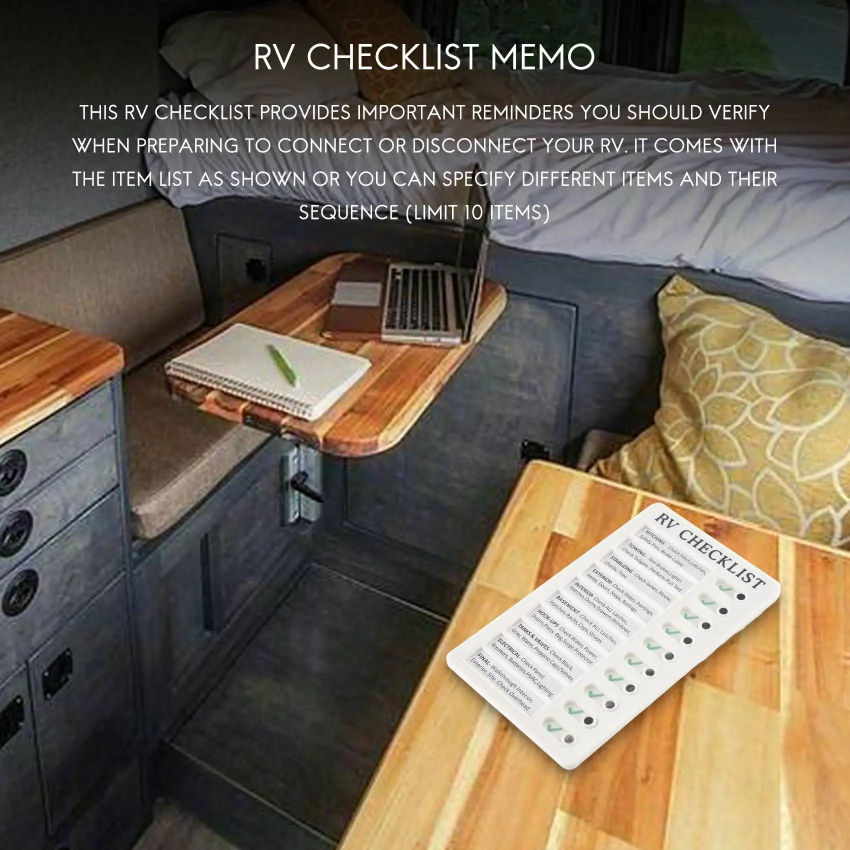 AED5-Memo Plastic Board, Detachable And Reusable Creative Memo Checklist For Check Items And Form