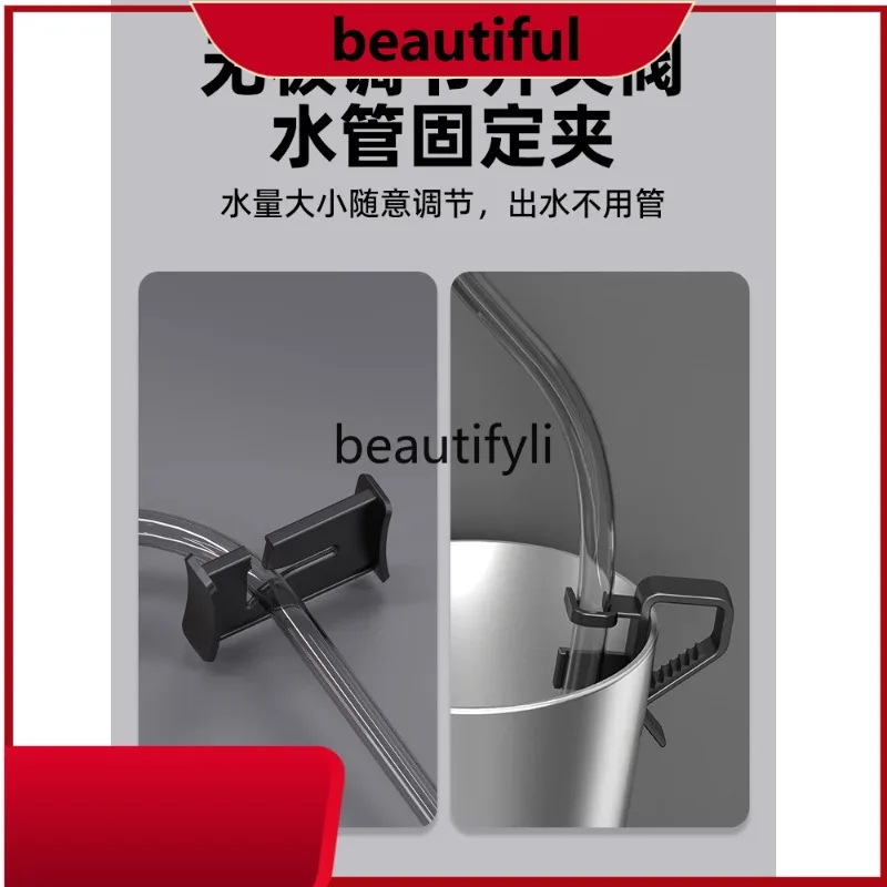 Small fish tank water change artifact Manual small tank suction pump Sand washing fish shit toilet Desktop tank absorbs water H