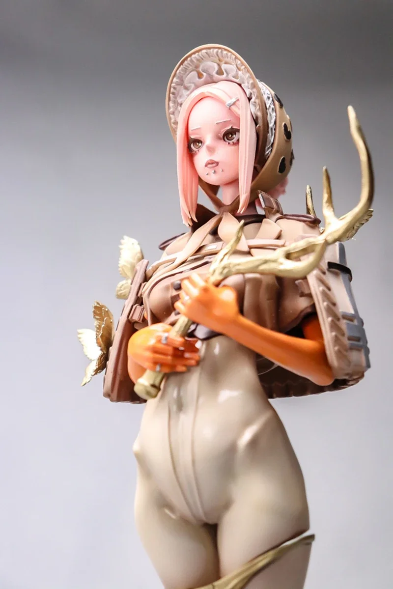 260mm High Resin Hand-Made Figure Model Kit Obstetrics and Gynecology Maid Deer GK Statue  Unassembled Unpainted 3D printing