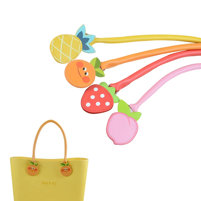 New Interesting Fruit Styles Handbag Accessories Durable Straps Women's Handbag Styles Obag Handle Handbag Accessories