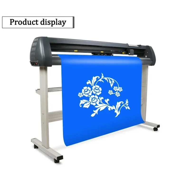 Small Electric 1350 Mm Vinyl Plotter Cutting Machine 53 Inch Plotting Printer Cutting Logo Making Software Computer USB Craft Cu