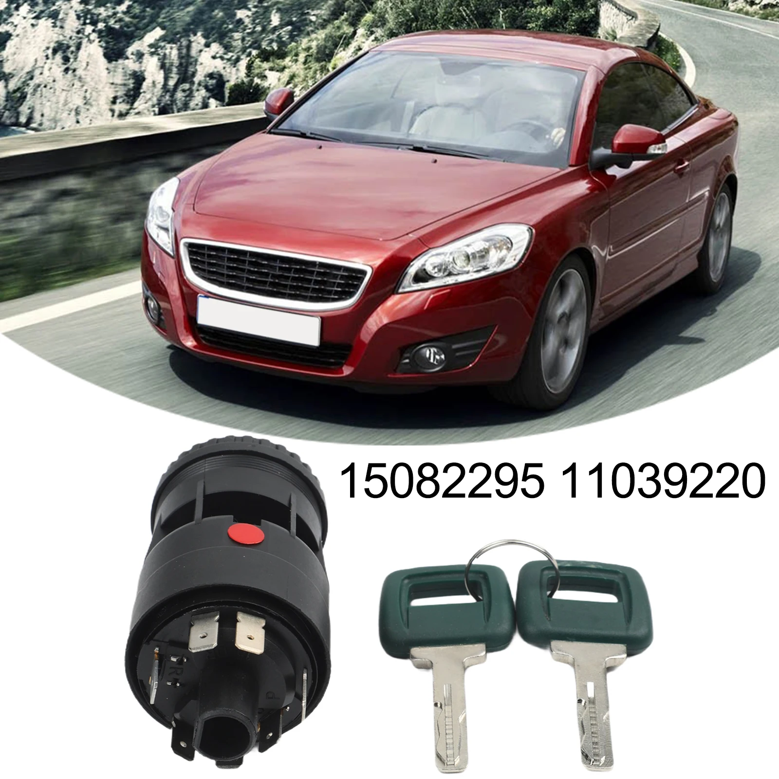For Ignition Switch For VOLVO Loader A20C A25B A25C A25D A25E A30C A30D A30E A35C A35D A35E A40D A40E L120 L150E L180E L220E
