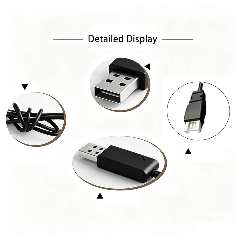 3.7V Lithium Polymer Battery USB Charger For RC Aircraft Model QIDI560 SU57 Mige530 FX620 FX820 F22 Model view 5