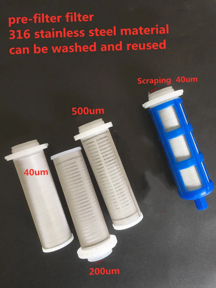 Pre-filter element universal 316 stainless steel filter tap water purifier accessories household backwash