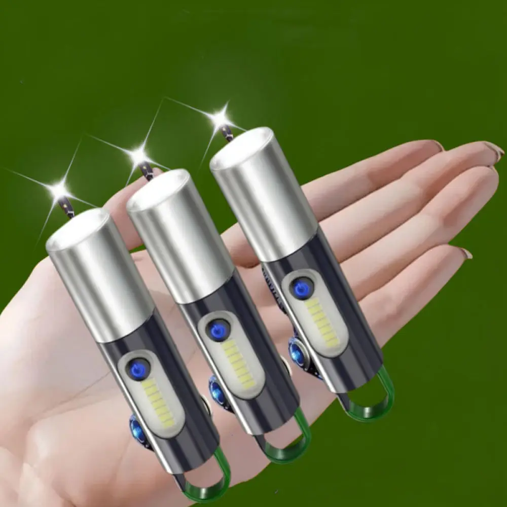 Lightweight Led Flashlight Torch Portable Handheld Lighting For Emergency Camping Home Security Night Patrol Reliable Tool