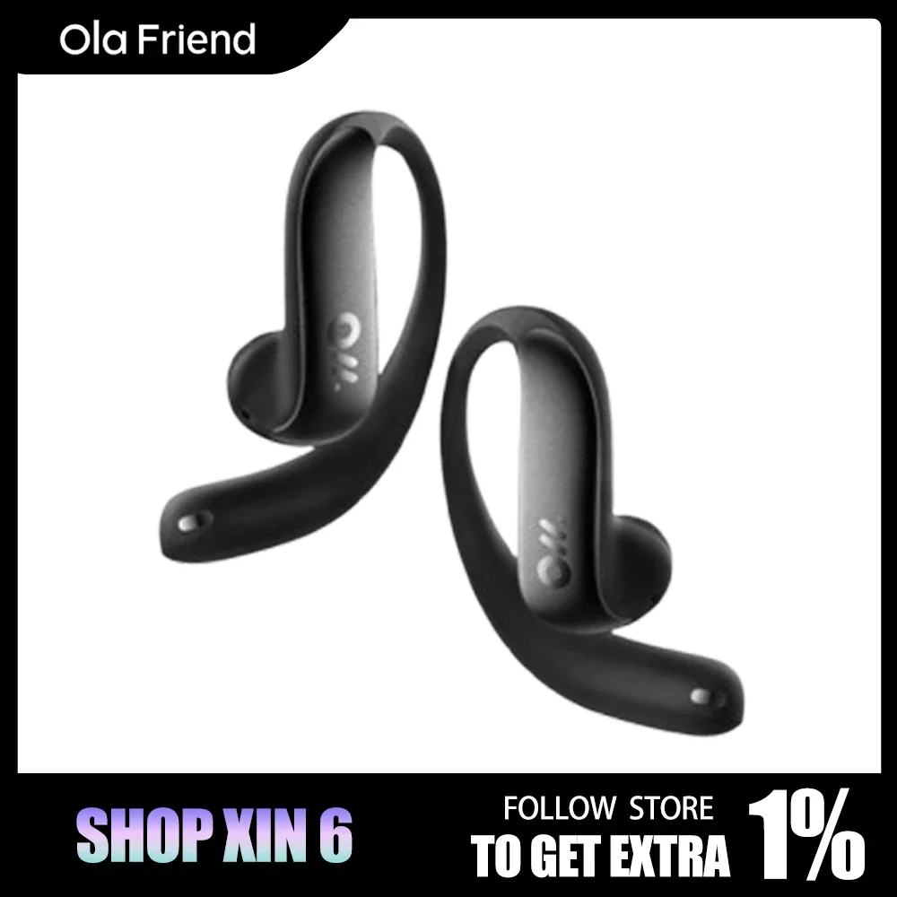 Ola Friend Ai Earphone Bluetooth Wireless Open Type IP54 Waterproof Earbuds Pc Game Accessories Smart Earphone Gamer Man Gifts