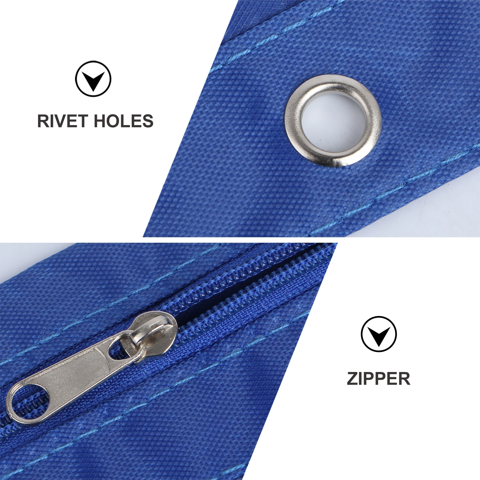 

6pcs Large Capacity Portable Double Zipper Stationery Pouch File Bag Pen Holder Oxford Pencil Case 3 Ring Mesh Bags For Cards