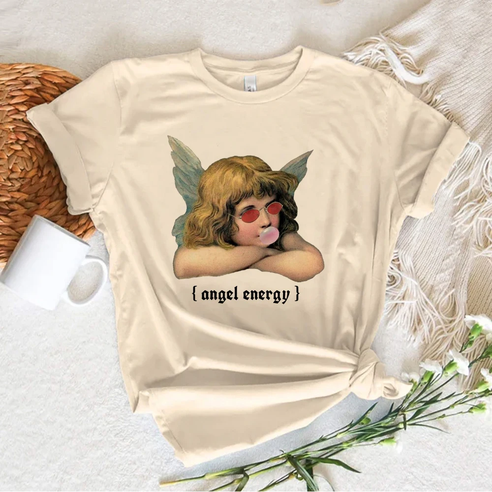 

Angle Funny Tee women harajuku graphic tshirt female comic anime y2k clothing