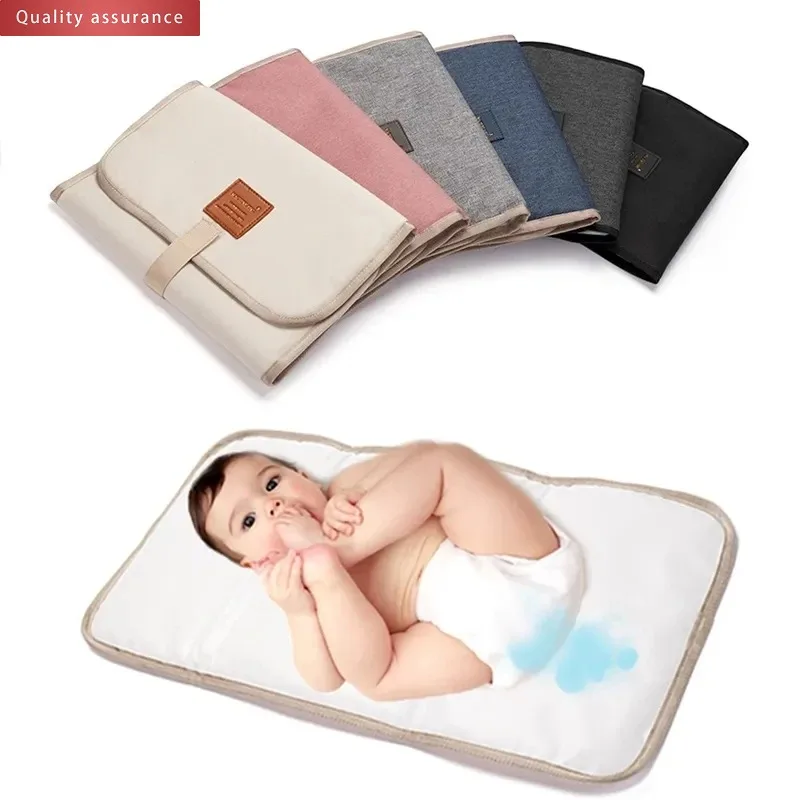 Foldable Baby Diaper Changing Pad Waterproof Newborn Diaper Pad Portable Toddler Changing Table Durable Oxford Baby Diaper Sheet