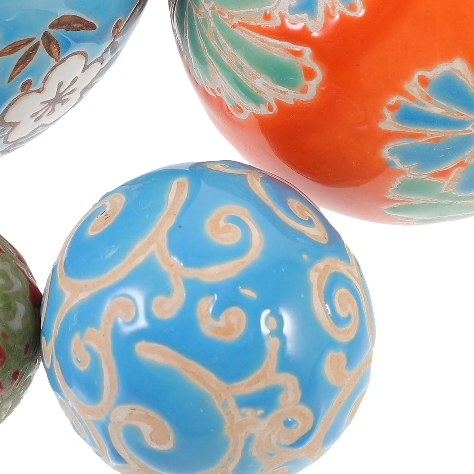 

4Pcs Ceramic Balls Fish Tank Decor Floating Pool Balls Lightweight Home Decorative Ornaments Home Furnishing Decor