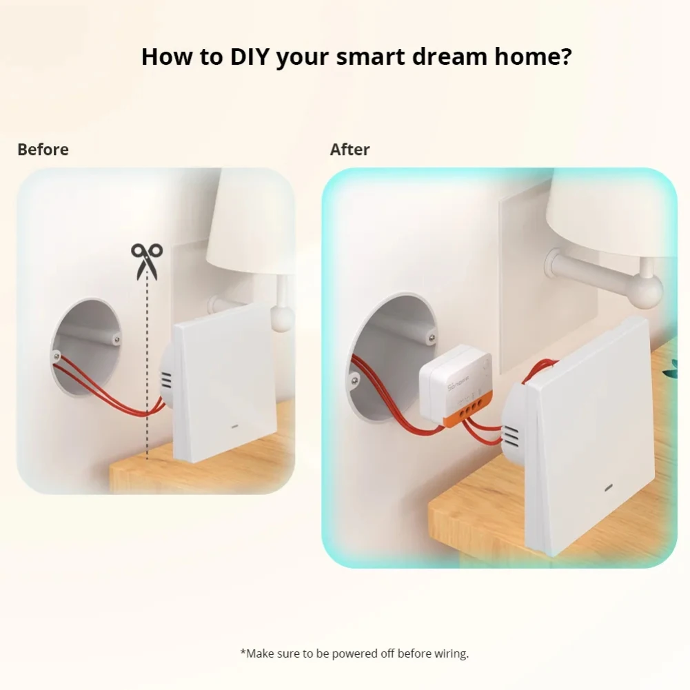 SONOFF Zbminil2 Zigbee Switch No Neutral Required 2-way Control Switch Work With Alexa Google Home Assistant Smartthings Ewelink