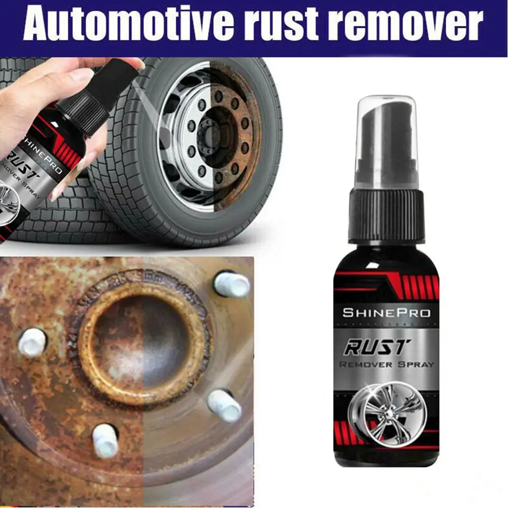 Car Rust Remover Derusting Spray Rust Inhibitor Maintenance Cleaning Accessory