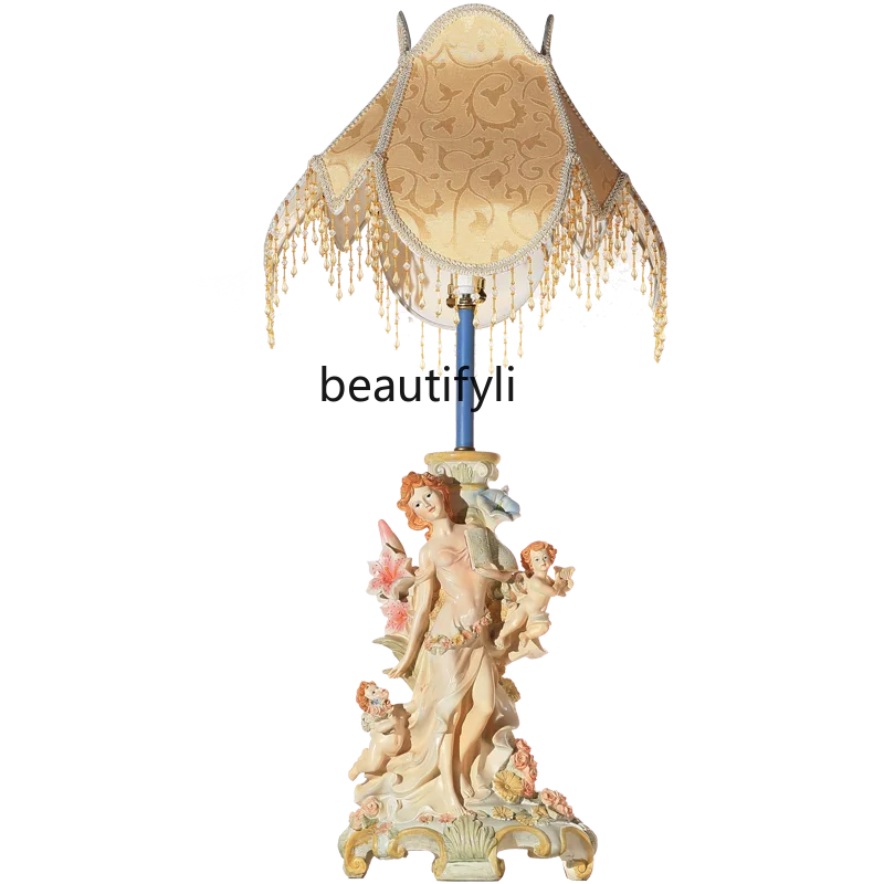 

Украшение в европейском стиле с изображением ангела в стиле ретро, украшение для телевизора, кабинета, гостиной, украшение для пола, дома, комнаты, свадебный подарок