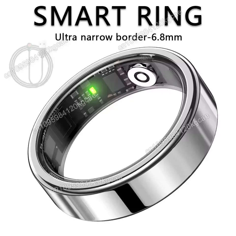 2026 Nieuwe Smart Ring Hartslag Bloeddruk Slaapmonitoring Bewegingsregistratie IP68 Waterdicht Heren Dames Smart Ring Vakantiecadeau