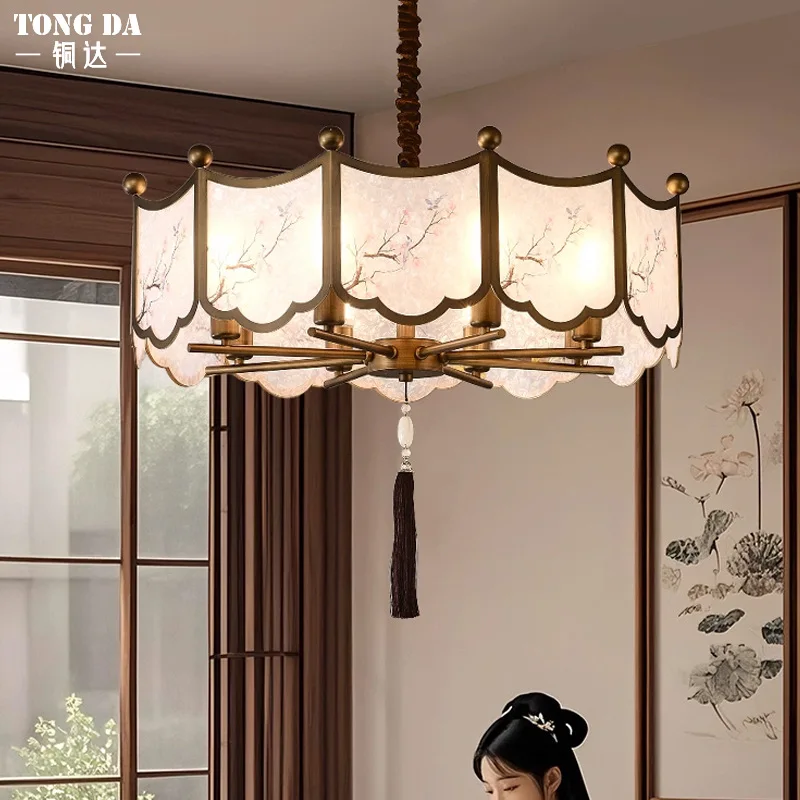 

Retro Song Dynasty Aesthetic Mid-Century Chinese-Style Chandelier New Retro Style Lighting Fixture for Home Decor