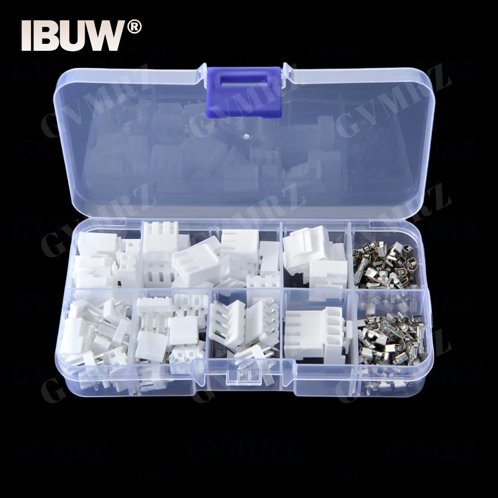 120Pcs/Box JST VH3.96 Pin Header Connector 2/3/4 Pin JST VH 3.96mm Male Plug Female Socket Plastic Housing Terminals Connector