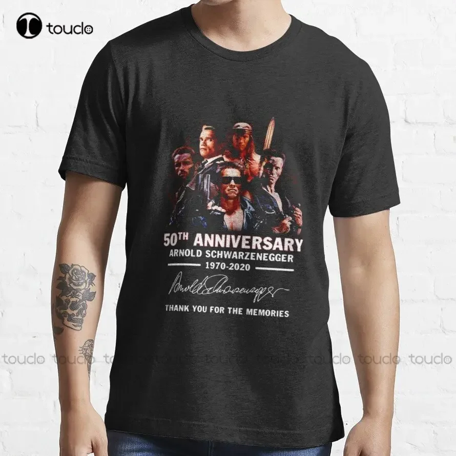 50Th Anniversary Arnold Schwarzenegger 1970-2020 Thank You For The Memories Signature Trending T-Shirt Xs-5Xl Custom Gift Unisex