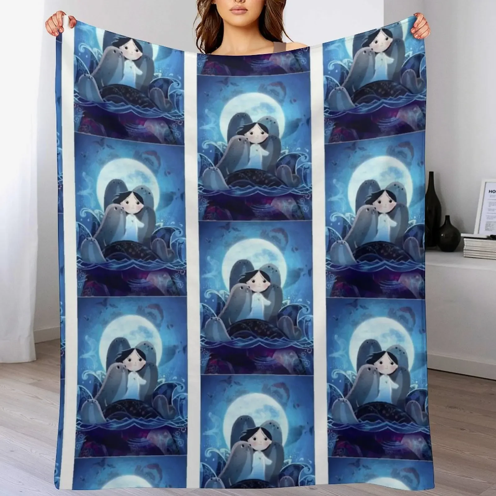 

Song Of The Sea Throw Blanket Thermal Luxury Throw Camping Thin Blankets