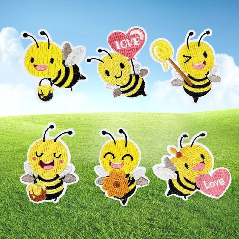 Insignia escolar abeja – Identificador infantil resistente - imagen 2
