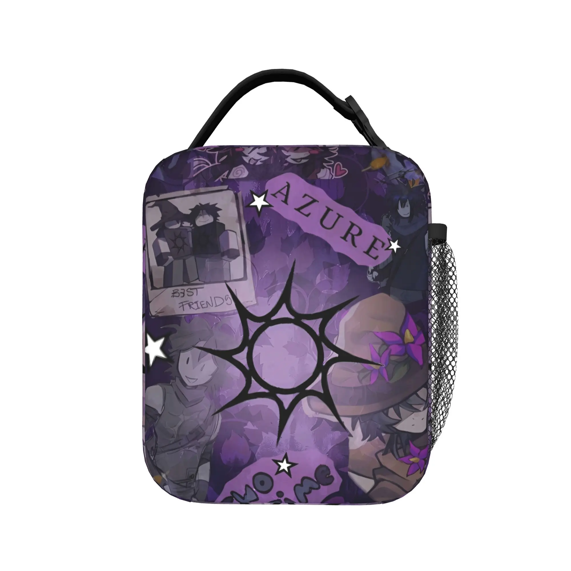 Forsakens Azuretime Anime Insulated Lunch Bags Cooler Bag Reusable,Meal Container Large Tote Lunch Box Food Bag Office  Travel